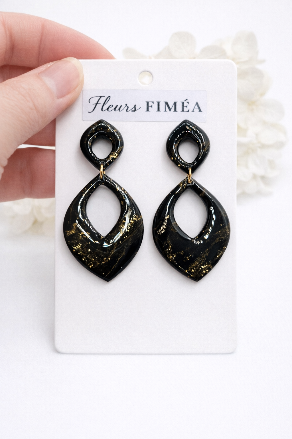 Boucles d’oreilles dorées ARÈS – bijou femme