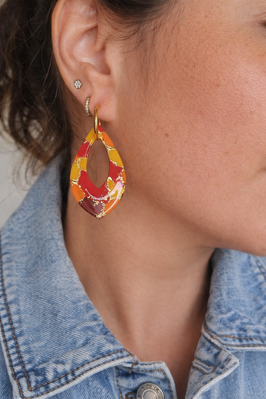 Boucles d’oreilles interchangeables ORIA SOLEA – (vendues SANS créoles)