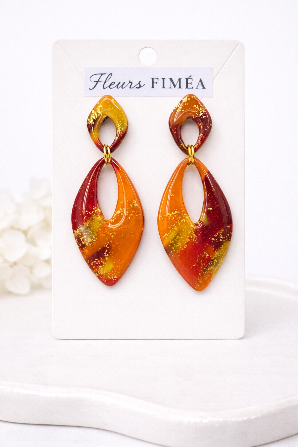 Boucles d’oreilles dorées AURORE SOLEA – bijou femme