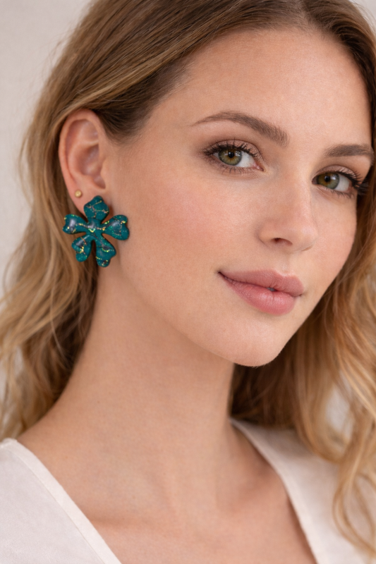Boucles d’oreilles dorées ELEA– bijou femme