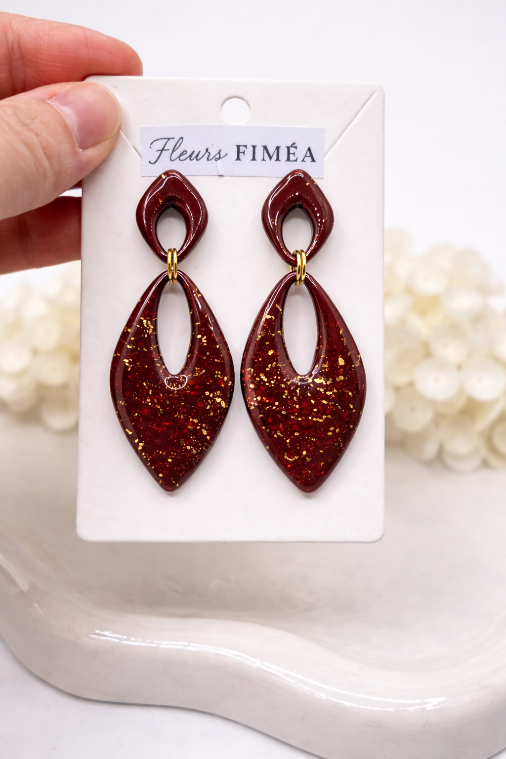 Boucles d’oreilles dorées AURORE – bijou femme