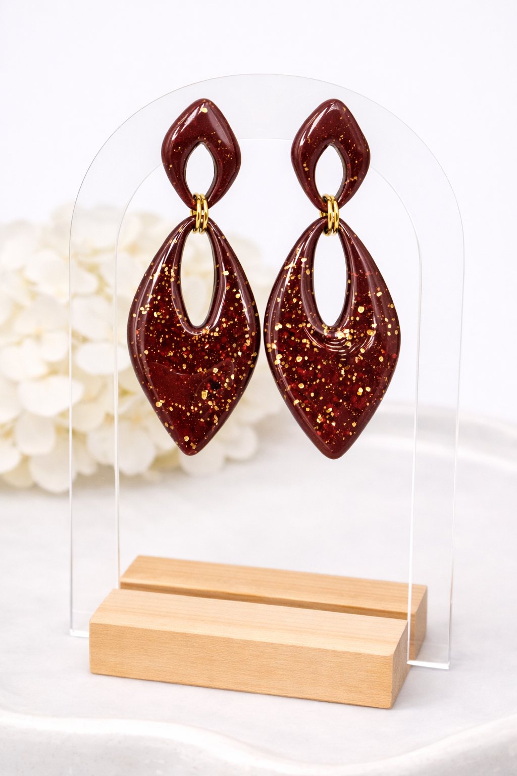 Boucles d’oreilles dorées AURORE – bijou femme