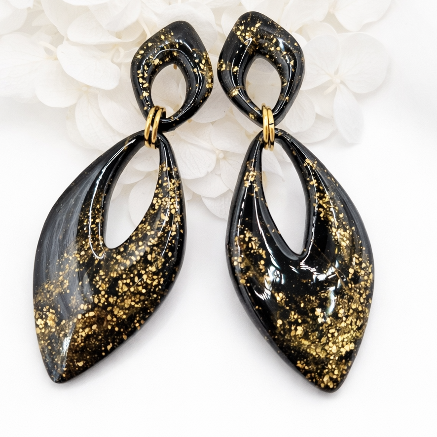 Boucles d’oreilles dorées AURORE – bijou femme