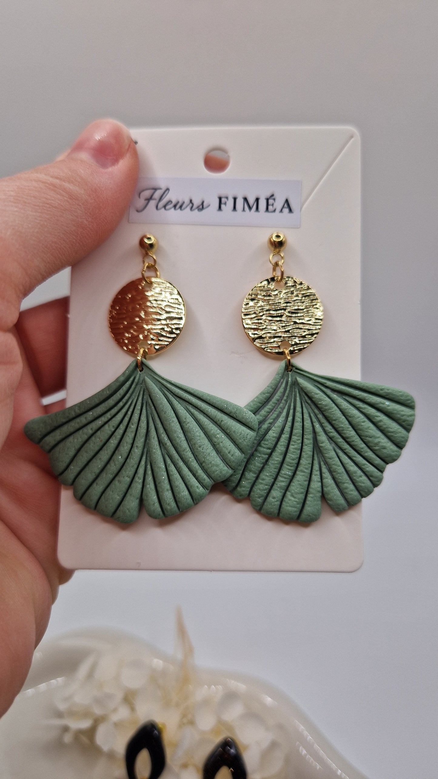Boucles d’oreilles dorées ALBA - bijou pour femme