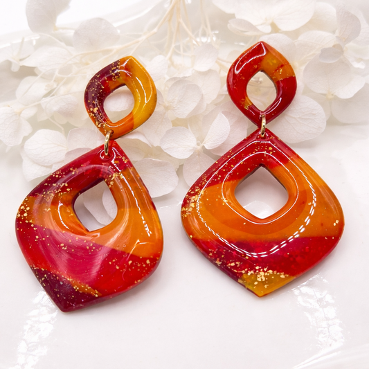 Boucles d’oreilles dorées LYSÉA SOLEA – bijou femme
