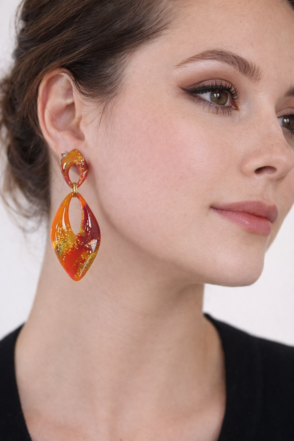 Boucles d’oreilles dorées AURORE SOLEA – bijou femme