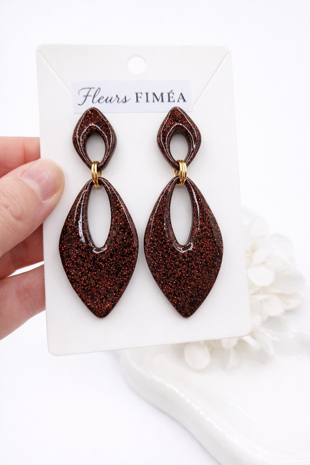 Boucles d’oreilles dorées AURORE – bijou femme