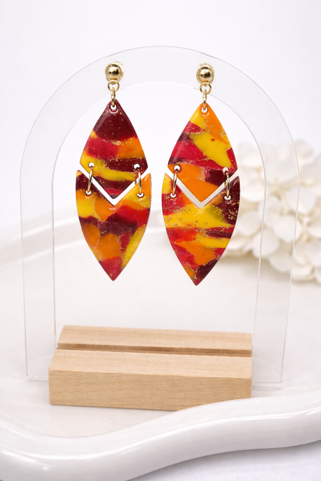 Boucles d’oreilles dorées LYRA SOLÉA – bijou femme