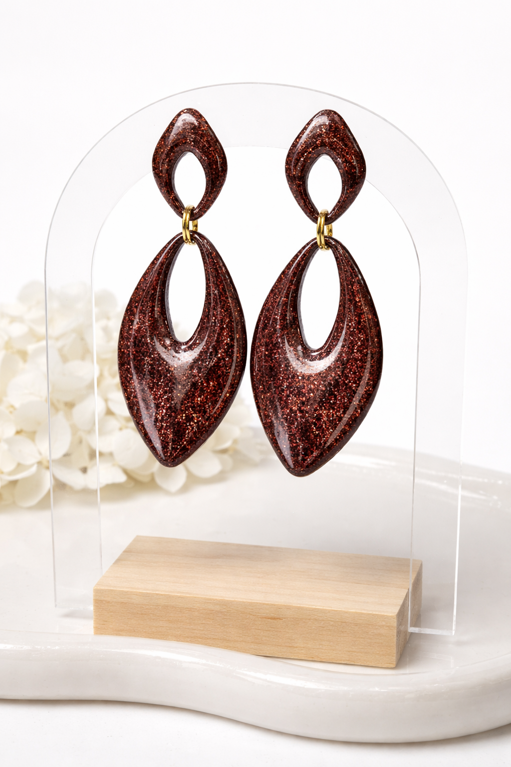 Boucles d’oreilles dorées AURORE – bijou femme