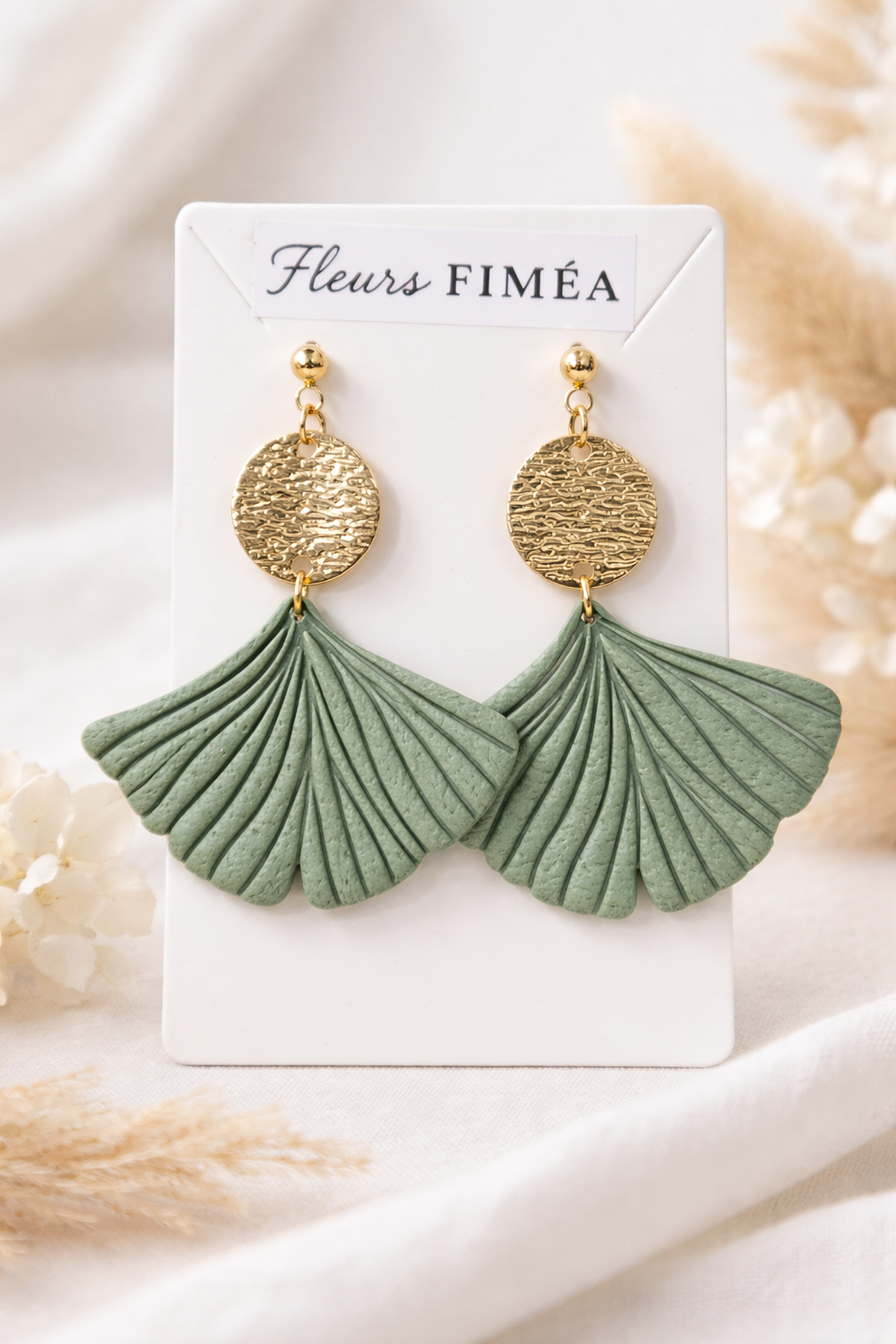 Boucles d’oreilles dorées ALBA - bijou pour femme