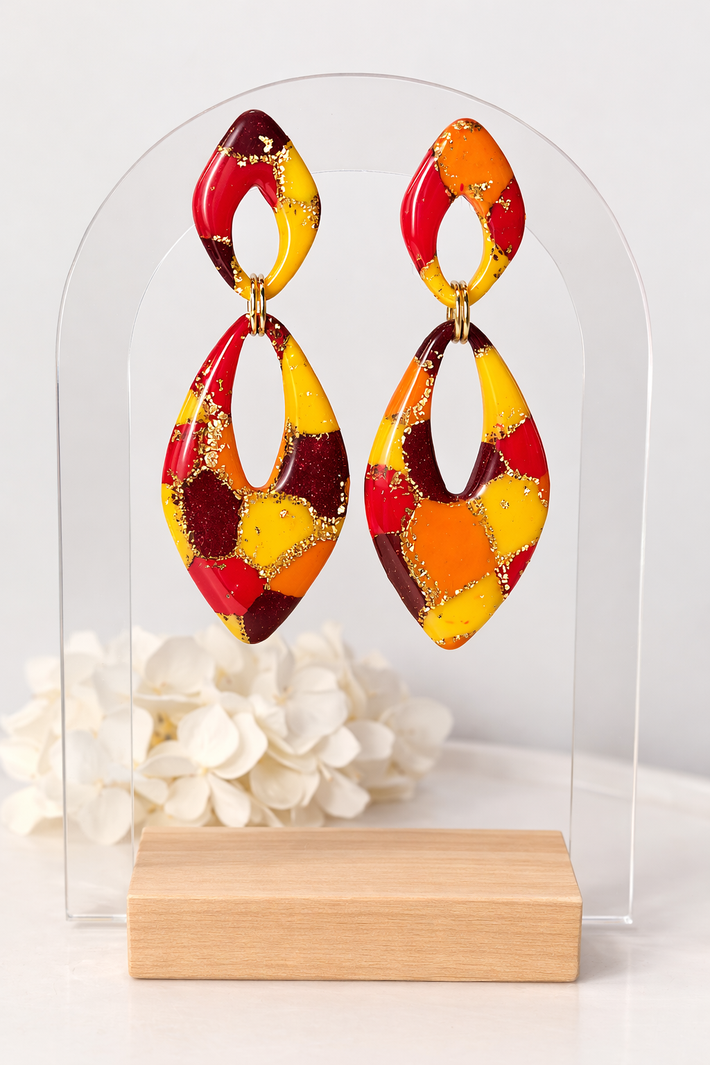 Boucles d’oreilles dorées AURORE SOLEA – bijou femme