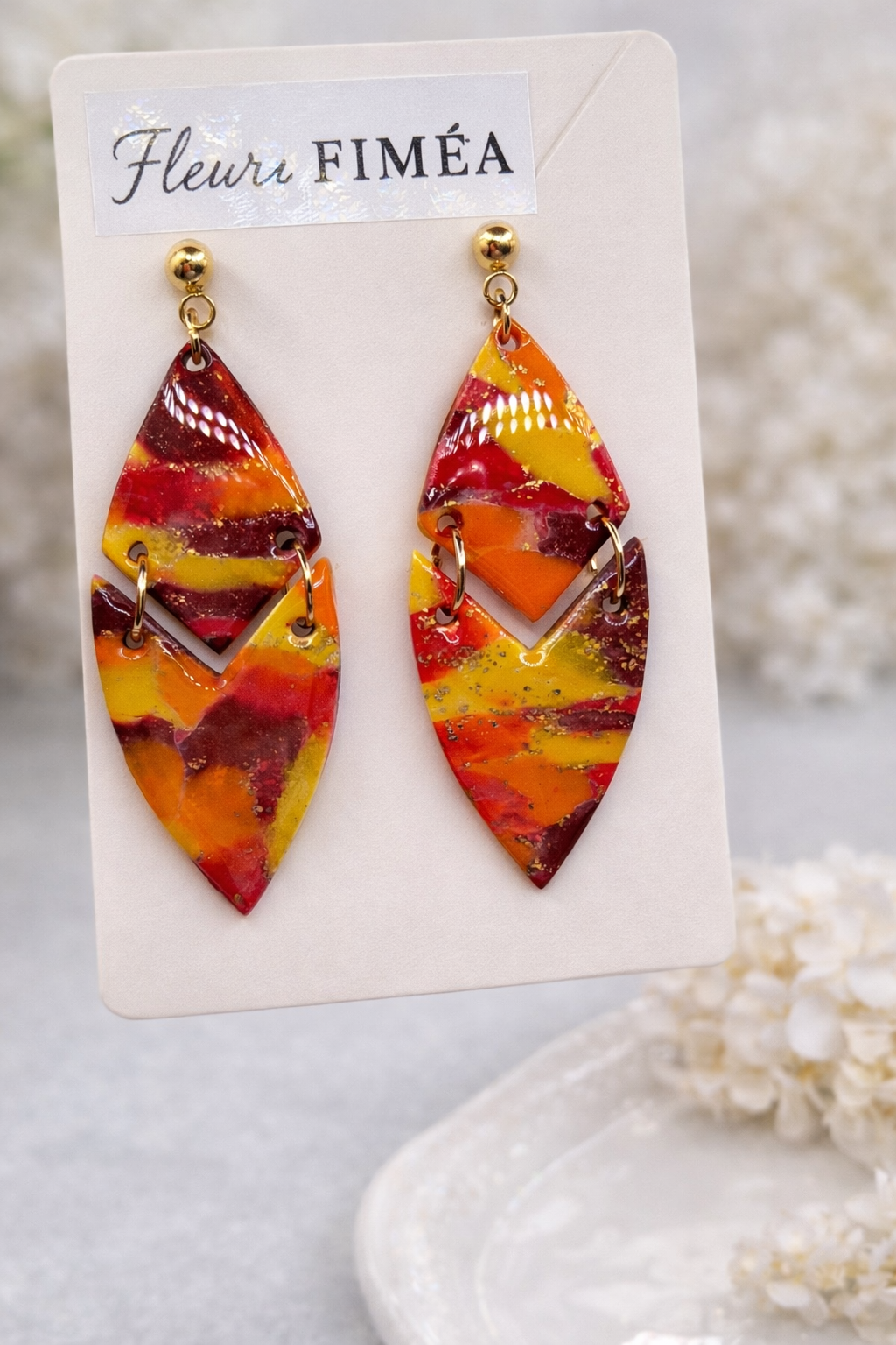Boucles d’oreilles dorées LYRA SOLÉA – bijou femme