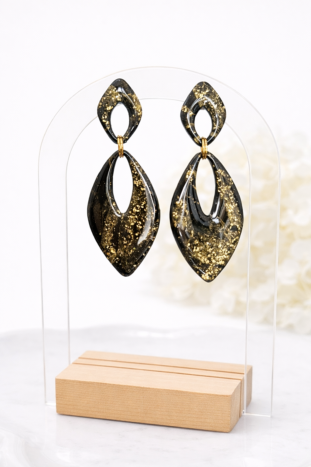 Boucles d’oreilles dorées AURORE – bijou femme