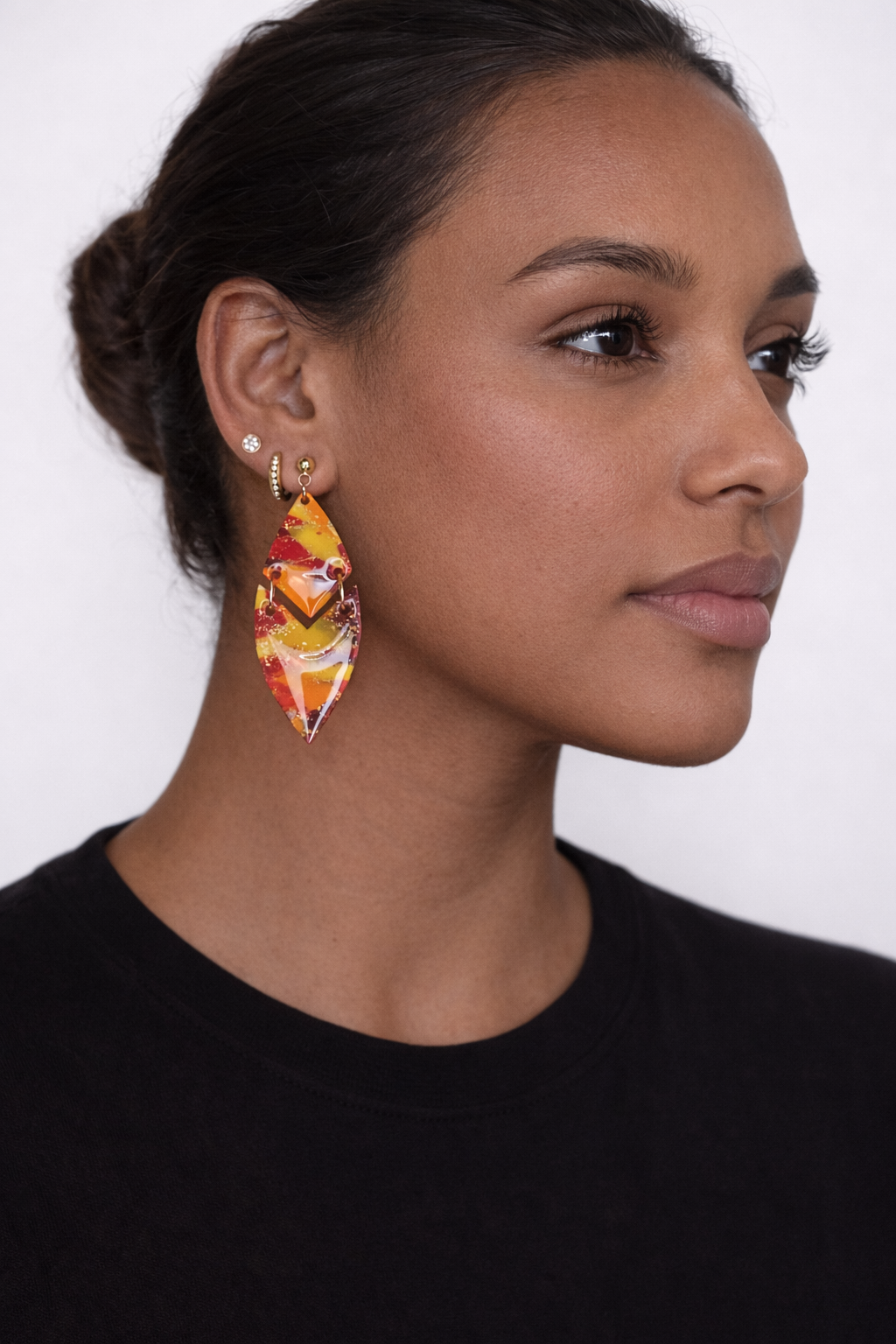 Boucles d’oreilles dorées LYRA SOLÉA – bijou femme