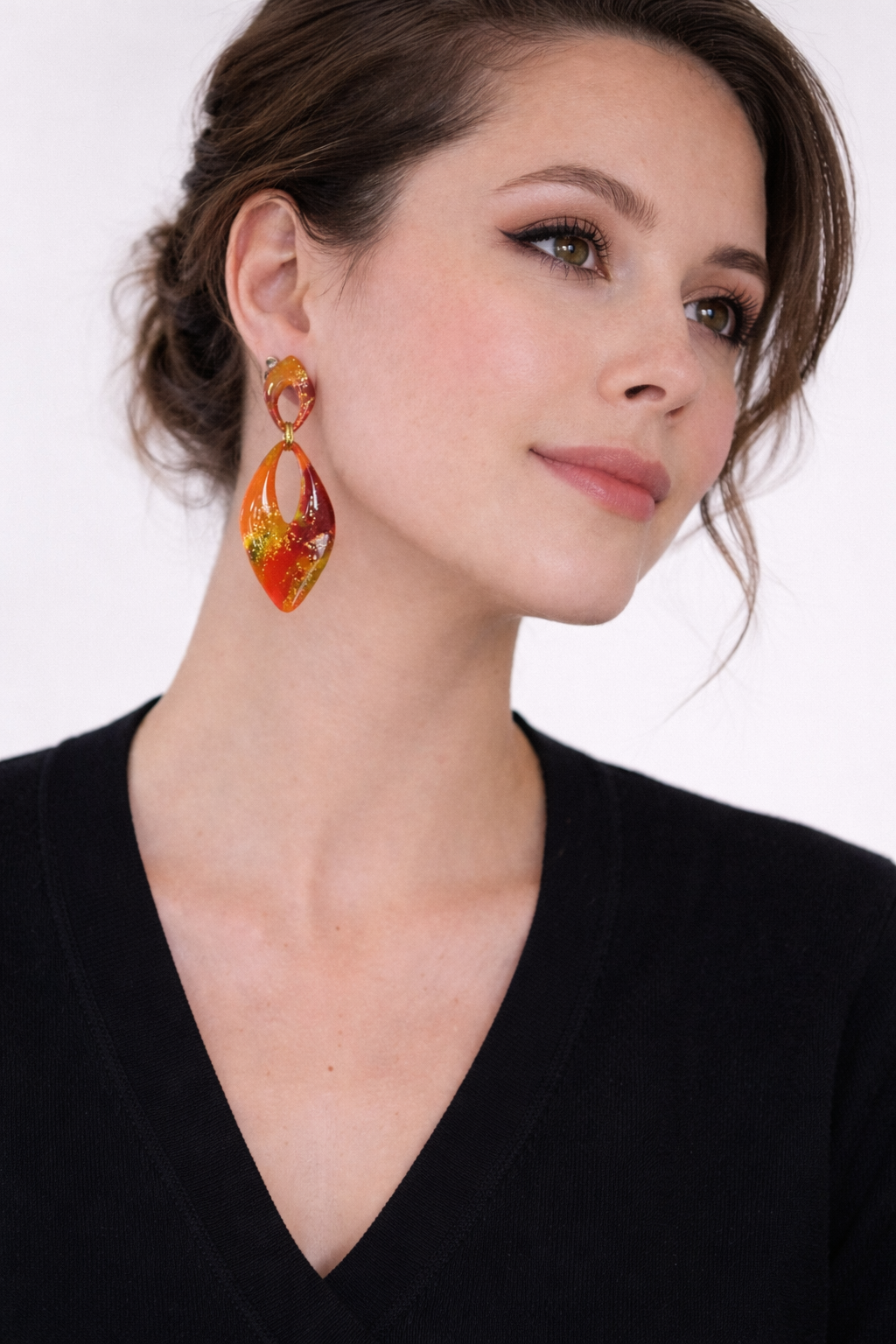 Boucles d’oreilles dorées AURORE SOLEA – bijou femme