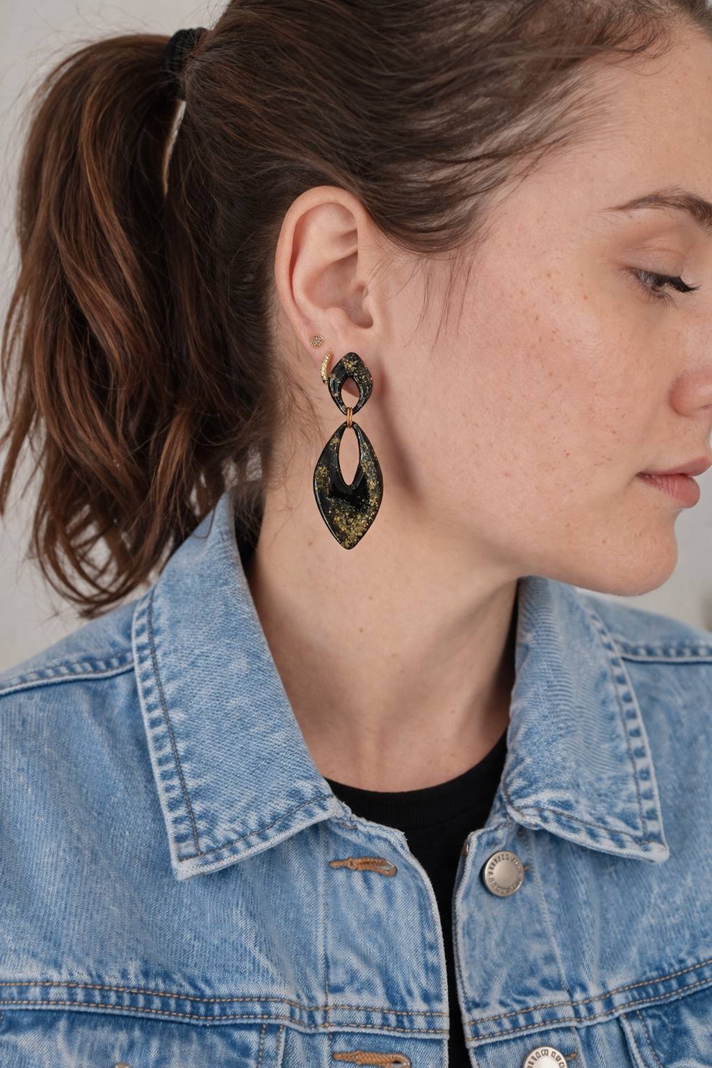 Boucles d’oreilles dorées AURORE – bijou femme