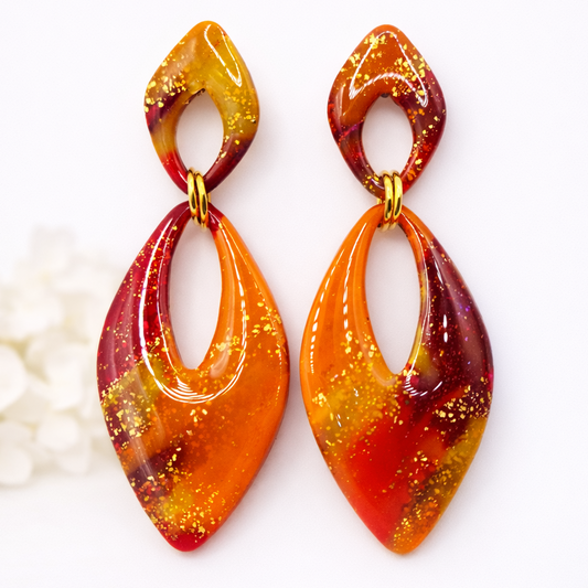 Boucles d’oreilles dorées AURORE SOLEA – bijou femme
