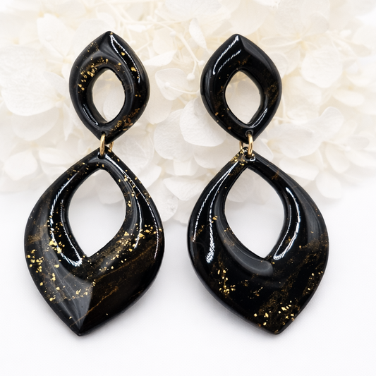 Boucles d’oreilles dorées ARÈS – bijou femme