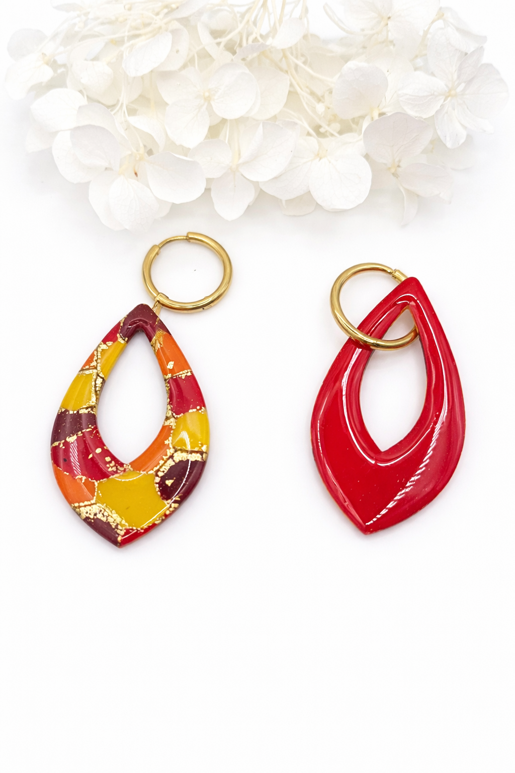 Boucles d’oreilles interchangeables ORIA SOLEA – (vendues SANS créoles)