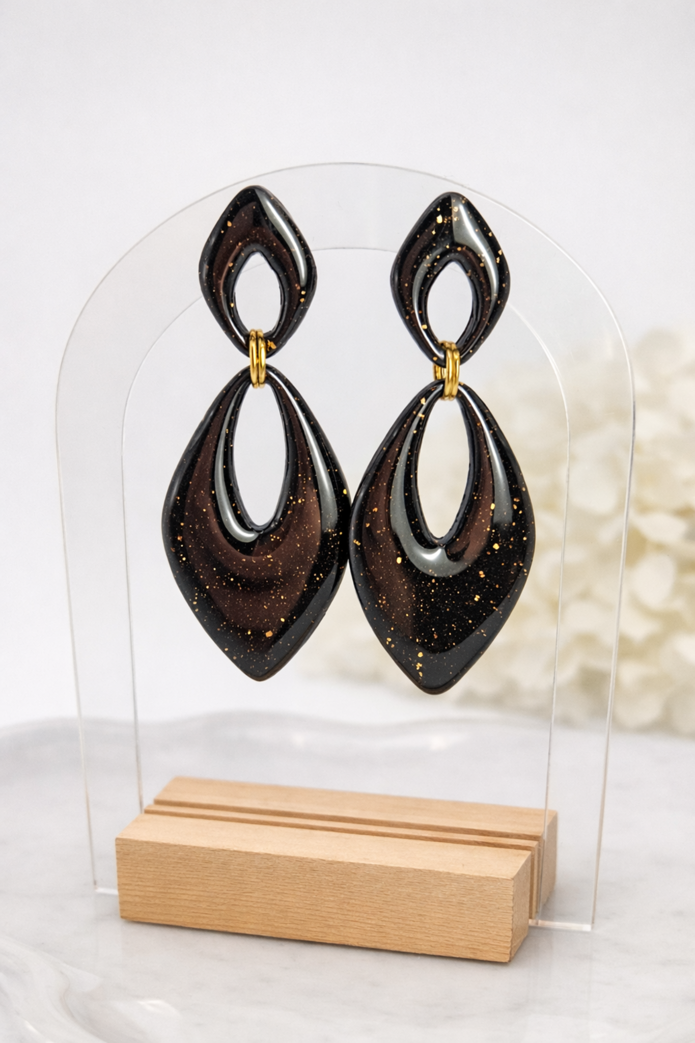 Boucles d’oreilles dorées AURORE – bijou femme